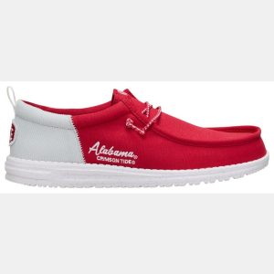 Hey Dude Men's Wally Funk Alabama Crimson Tide Shoe