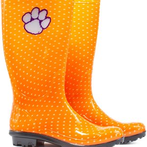 Gameday Boots Women's Clemson Tigers Orange Misty Rain Boots