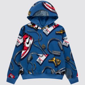 Jordan Boys' Flight Knit Printed Pullover Hoodie