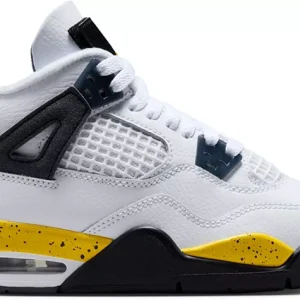 Air Jordan Kids' Grade School 4 Retro Rare Air 'Tour Yellow' Basketball Shoes
