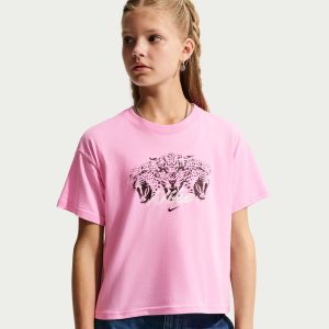 Nike Girls' Sportswear Essentials Boxy Tee