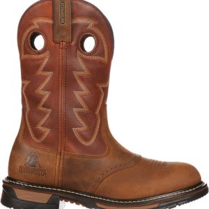 Rocky Men's Original Ride Branson Saddle 11” Waterproof Western Boots