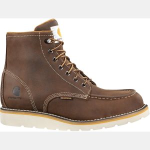 Carhartt Men's Moc Toe Wedge 6'' Waterproof Steel Toe Work Boots