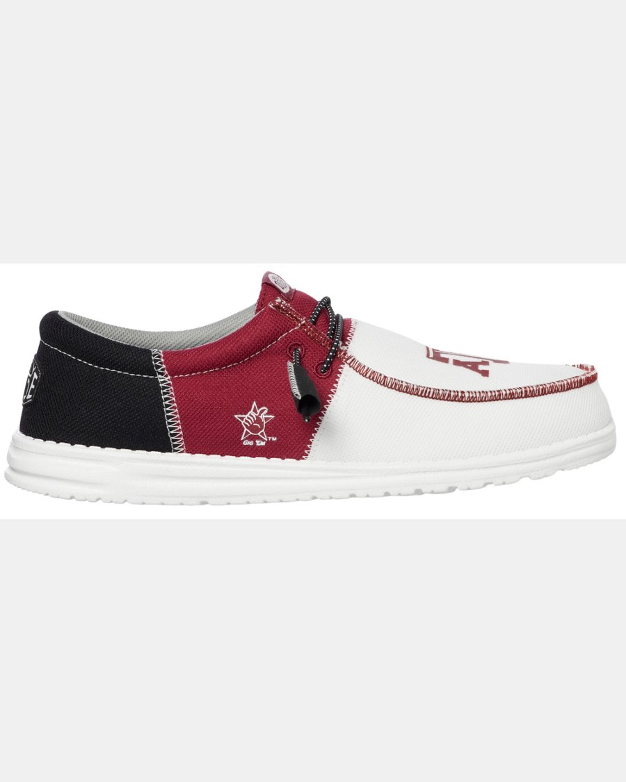 Hey Dude Men's Wally Tri Texas A&M Aggies Shoes