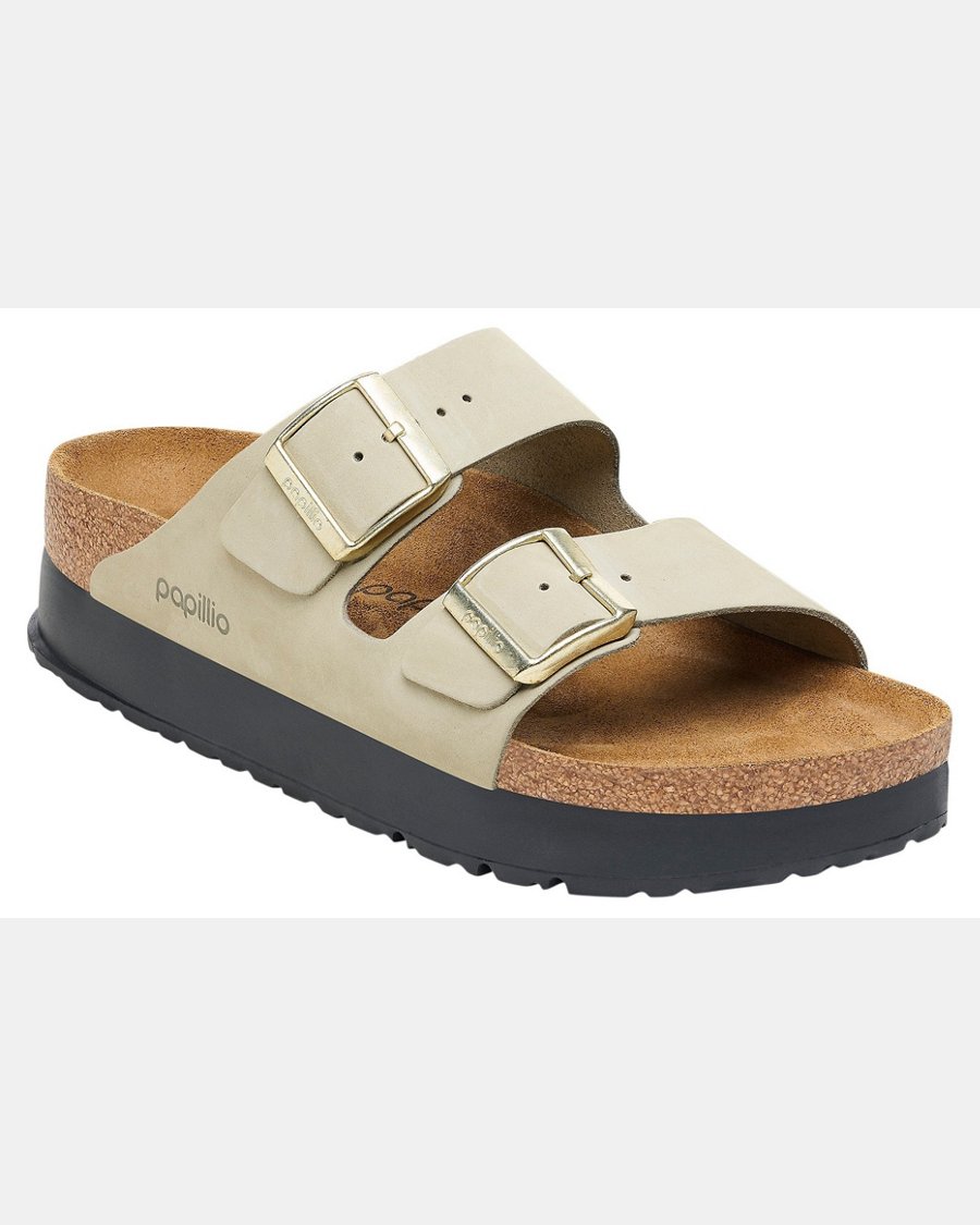 Papillio by Birkenstock Women's Arizona Flex Platform Birko-Flor Sandals