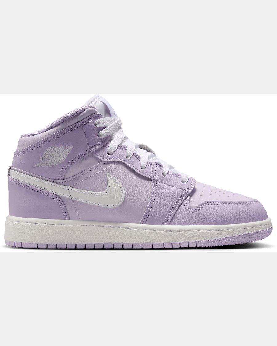 Air Jordan 1 Kids' Grade School Mid Shoes - Image 5