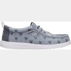 Hey Dude Men's Wally Mickey Stretch Jersey Shoes