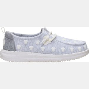 Hey Dude Kids' Wendy Minnie Stretch Jersey Shoes