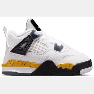 Air Jordan Toddler 4 Retro Rare Air 'Tour Yellow' Basketball Shoes