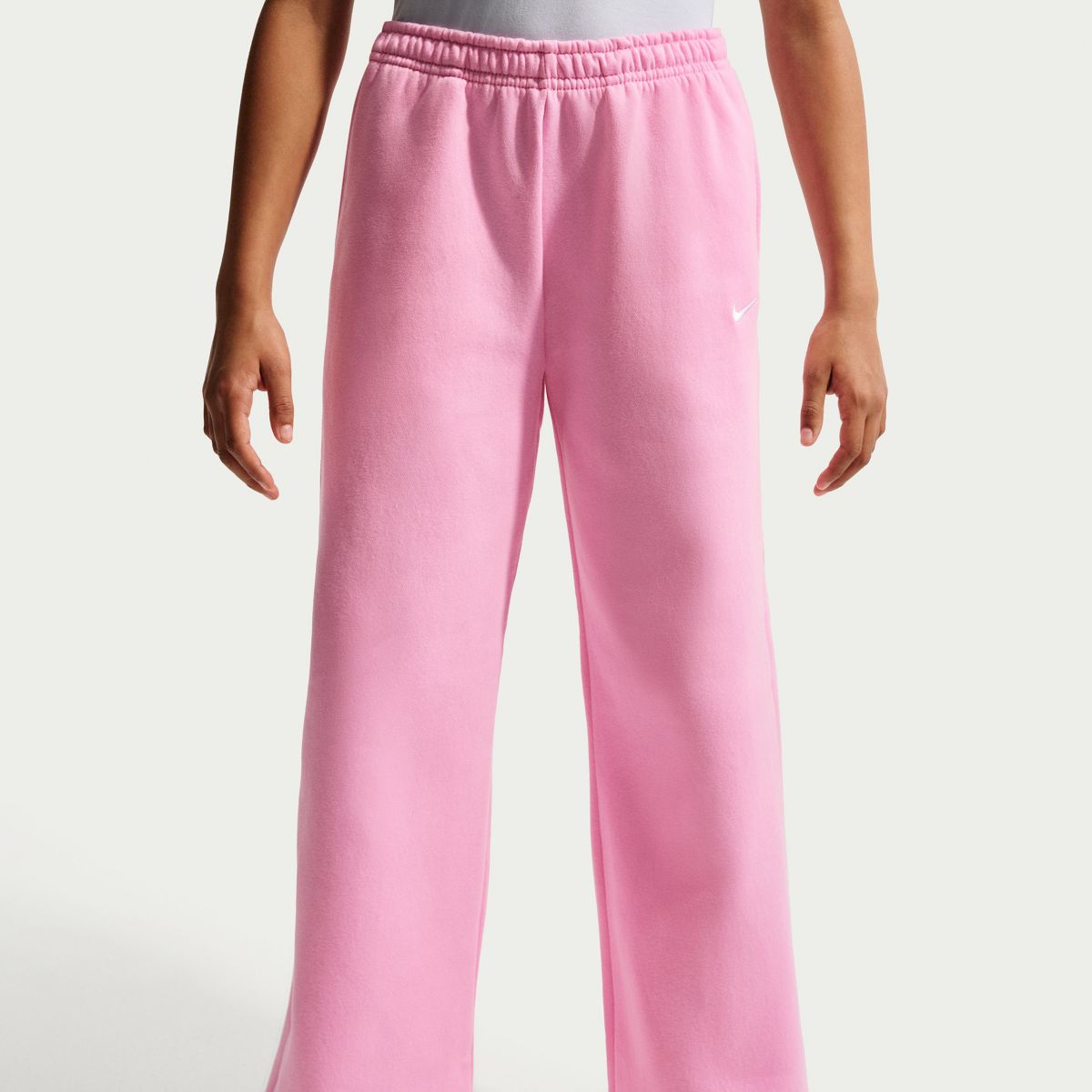 Nike Girls' Studio Fleece Open-Hem Pant