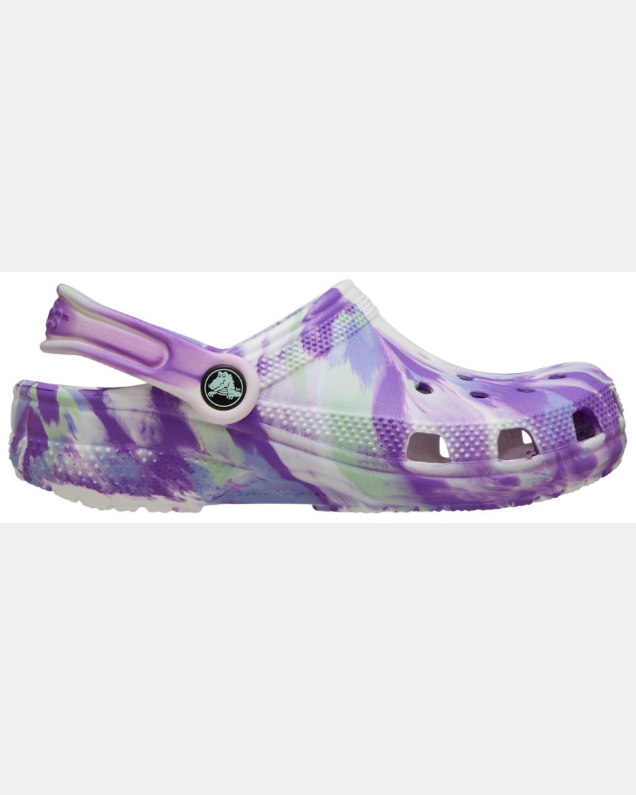 Crocs Kids' Classic Marbled Clogs - Image 2