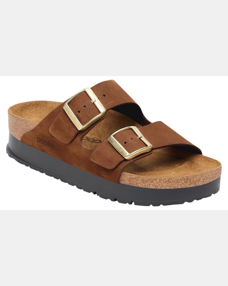 Papillio by Birkenstock Women's Arizona Flex Platform Birko-Flor Sandals - Image 2