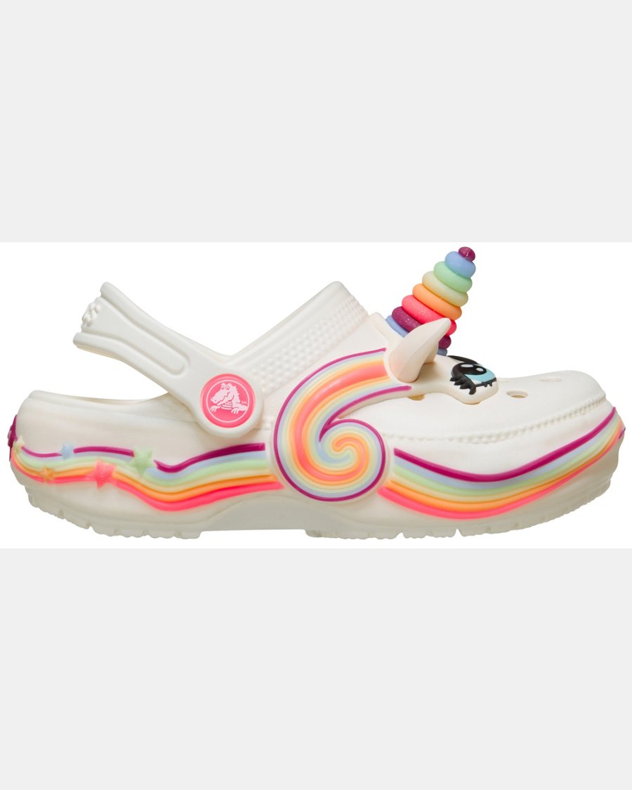Crocs Toddler Classic IAM Unicorn Light Up Clogs