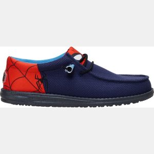 Hey Dude Men's Wally Funk Spiderman Shoes