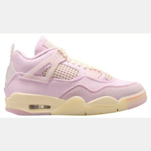 Air Jordan 4 Retro Women's 'Pearl Pink and Iced Carmine' Basketball Shoes