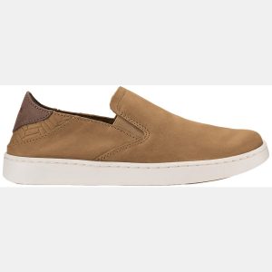 OluKai Women's Pehuea Leather Slip-On Shoes
