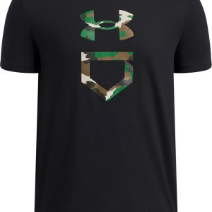 Under Armour Boys' Baseball Camo Plate Graphic Tee