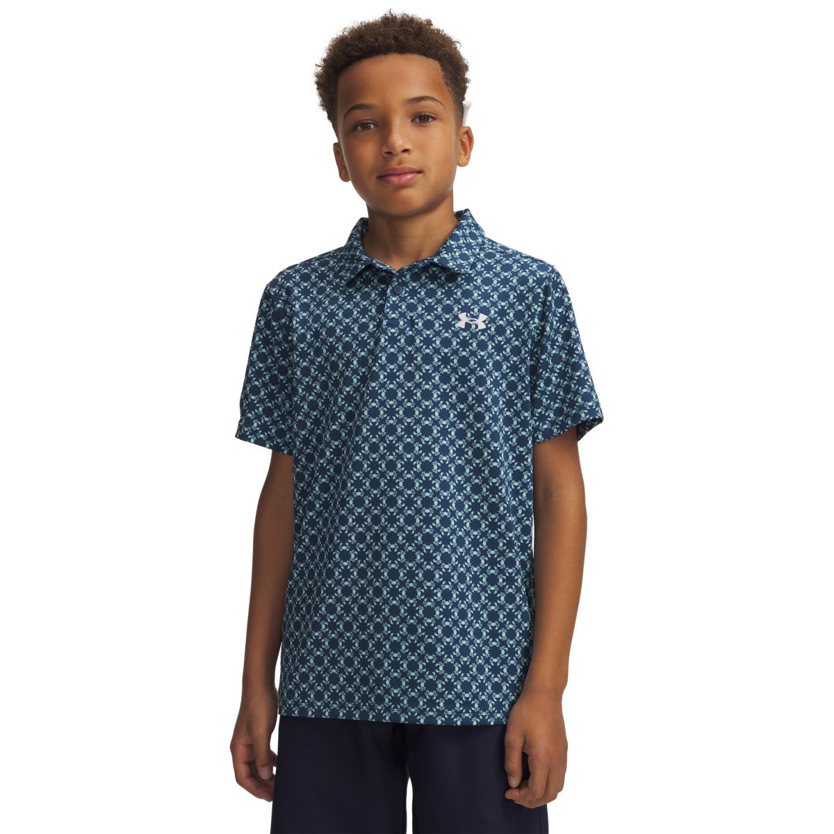 Under Armour Boys' Matchplay Printed Golf Polo - Image 3