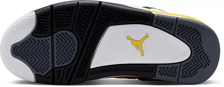 Air Jordan Kids' Grade School 4 Retro Rare Air 'Tour Yellow' Basketball Shoes - Image 3