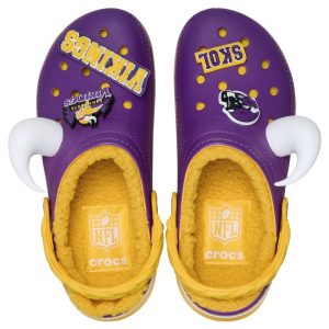 Crocs NFL Classic Minnesota Vikings Lined Clog