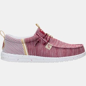 Hey Dude Men's Wally Stretch Sox Florida State Seminoles Shoes