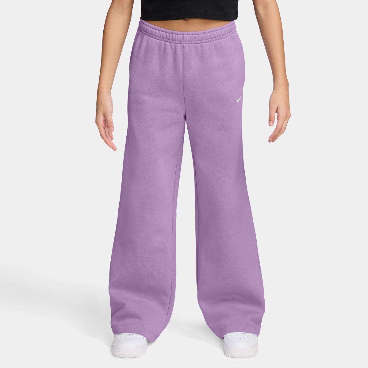 Nike Girls' Studio Fleece Open-Hem Pant - Image 3