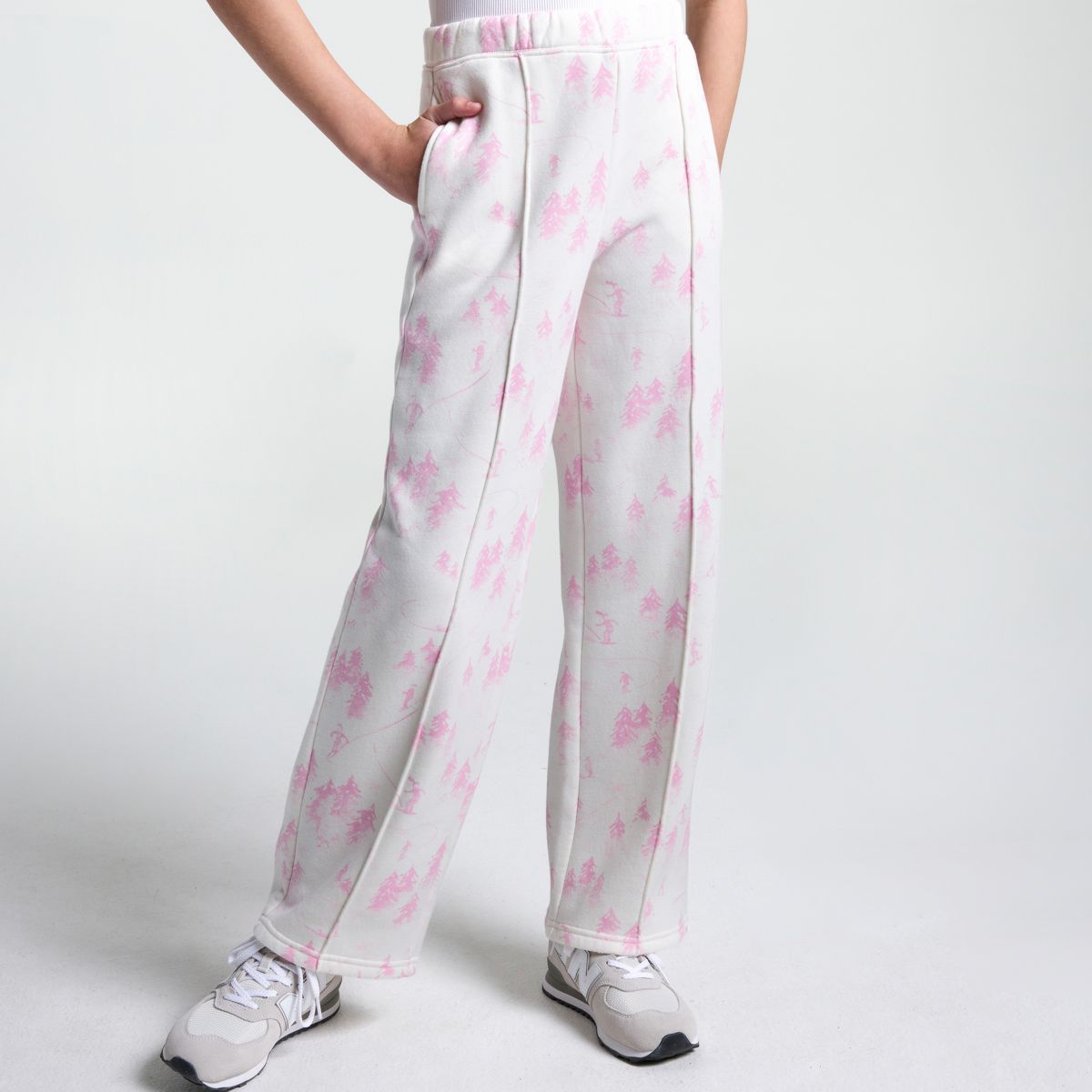 DSG Girls' Classic Fleece Pintuck Pant - Image 4