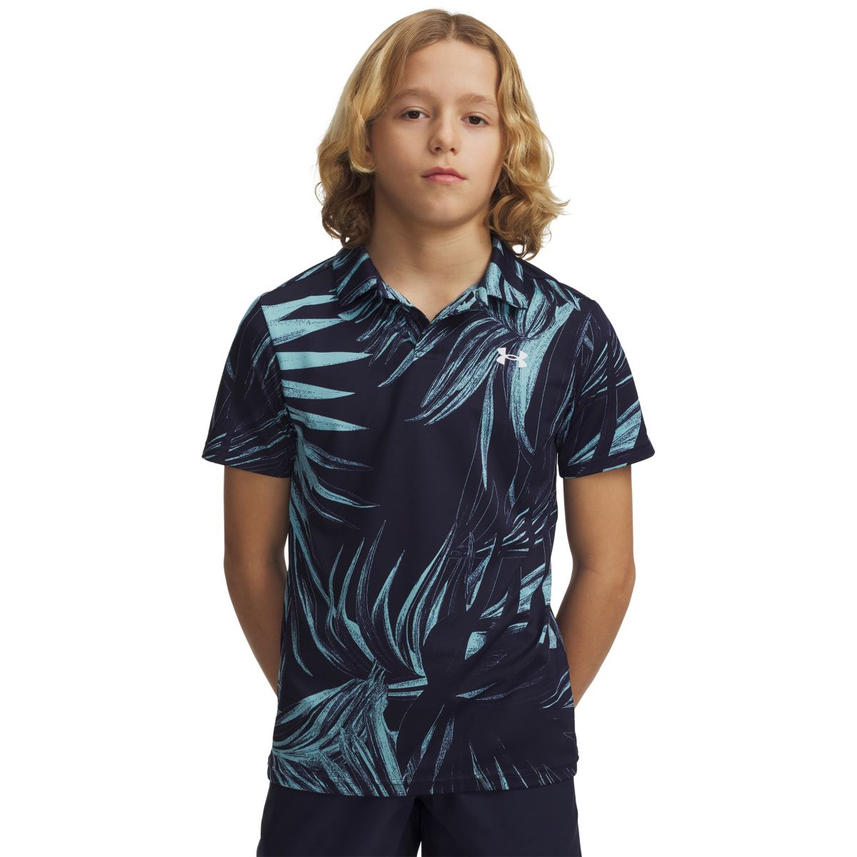 Under Armour Boys' Matchplay Printed Golf Polo - Image 4
