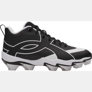 Under Armour Kids' Leadoff Icon Mid RM Baseball Cleats