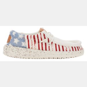 Hey Dude Toddler Wally Funk Americana Stars Shoes