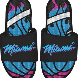 ISlide Adult 2025-26 City Edition Miami Heat Gel Slide Sandals
