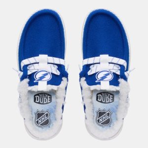 Hey Dude Men's Wally Slip NHL Lightning Shoe