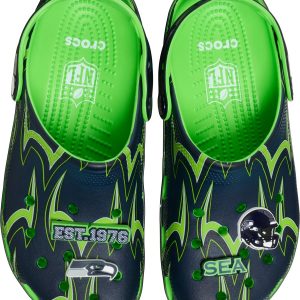 Crocs NFL Classic Seattle Seahawks Clogs