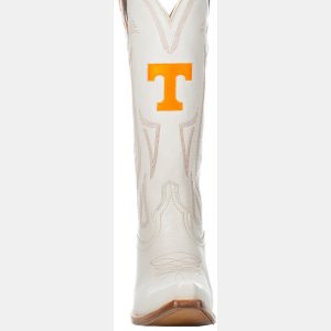 Gameday Boots Women's Tennessee Volunteers Ivory Tall Leather 14"Western Boots