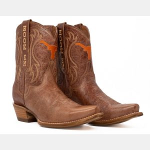 Gameday Boots Women's Texas Longhorns Ivory Sarah Shorty 8"Western Boots