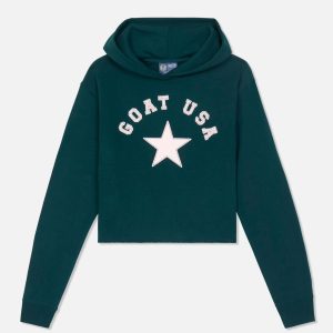 GOAT USA Women's Star Cropped Hoodie