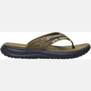 Hey Dude Men's Finn Flipp Realtree Edge Flip Flops