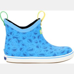 XtraTuf Kids Sesame Street Cookie Monster Ankle Deck Boots