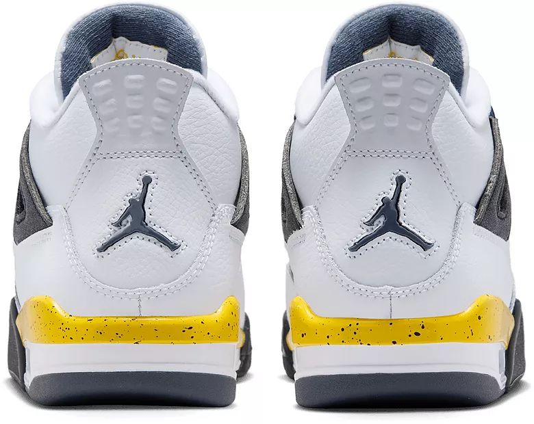 Air Jordan Kids' Grade School 4 Retro Rare Air 'Tour Yellow' Basketball Shoes - Image 5