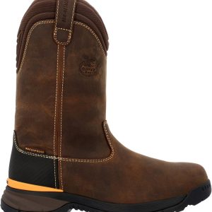 Georgia Boots Men's 11" Pull-On Waterproof Work Boots
