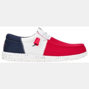 Hey Dude Men's Wally Tri Varsity Mesh Shoes