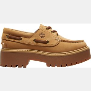 Timberland Women's Stone Street Platform Boat Shoe