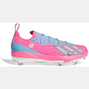 adidas Men's adizero Electric+ 3.0 Racing Team x Perfect Game Metal Baseball Cleats