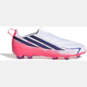 adidas Kids' F50 Hyperfast League Laceless FG Soccer Cleats