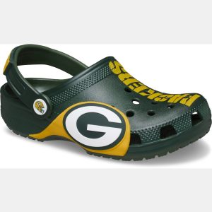 Crocs Kids' NFL Green Bay Packers Classic Clogs
