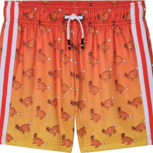 GOAT USA Boys' AOP Wings Mesh Shorts