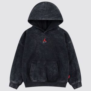 Jordan Boys' Washed Printed Pullover Hoodie