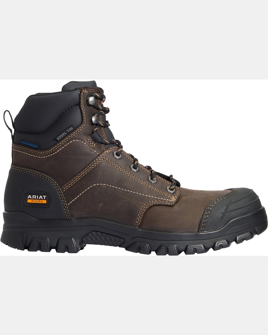 Ariat Men's Treadfast 6" H2O Waterproof Steel Toe Work Boots