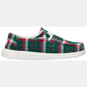 Hey Dude Wendy Confetti Plaid Cozy Shoe
