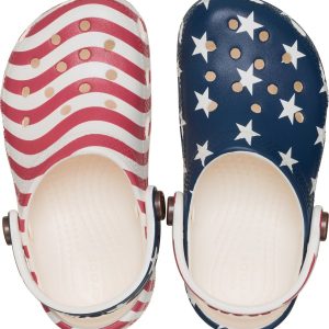 Crocs Toddler Classic American Flag Clogs